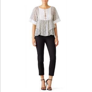 Marissa Webb Katia Short Sleeve Blouse